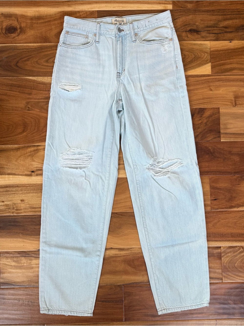 Madewell The Slouchy BoyJean High Rise Size 26 In Light Wash Style #NJ212